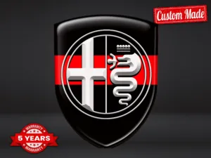 Alfa Romeo Pegatinas Auto Personalizadas Limitadas Estrella Minimalista